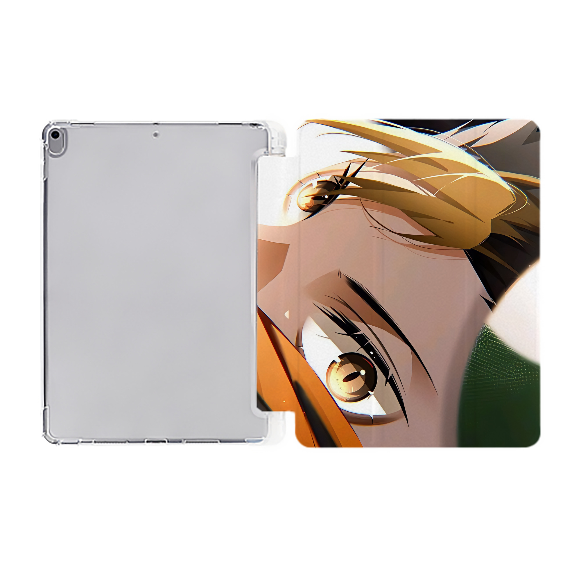 （画像用） ハイキュー!! Haikyu!! IPad ケース ペン収納付き 三つ折りスタンド PUレザー×シリコン 対応機種9.5/10.5/10.9インチ